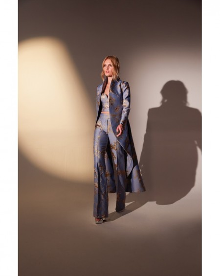 Gold Patterned Coat